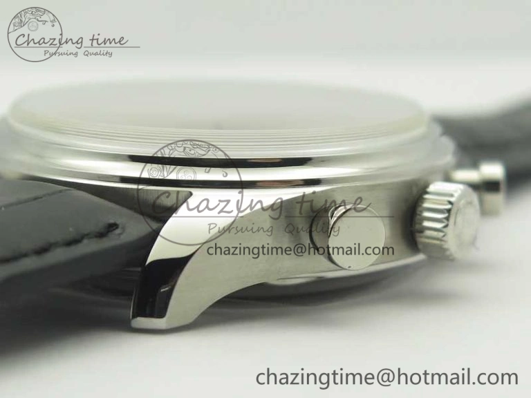 Cozy Portugieser Chrono  42 IW390302 ZF 1:1 Best Edition White Dial Blue Markers on Black Leather Strap A 7185