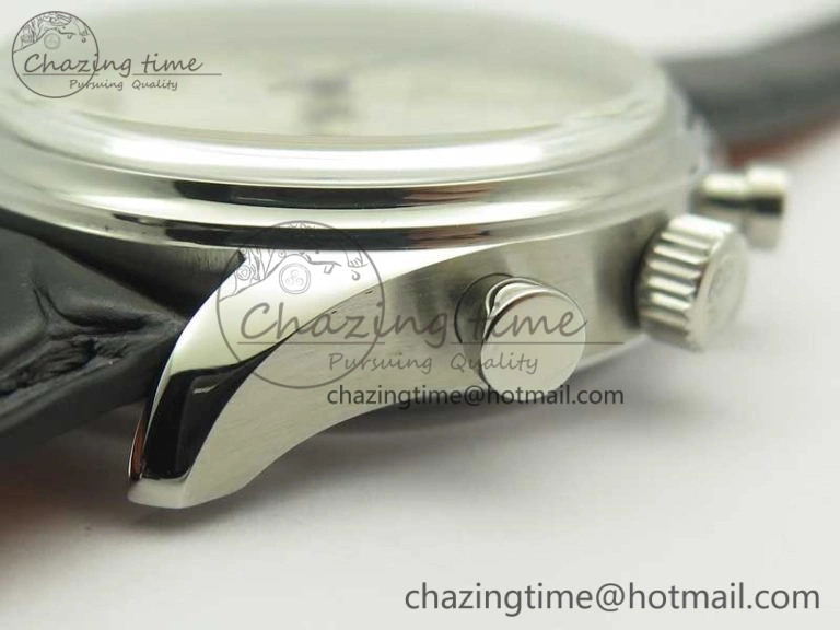 Durable Portugieser Chrono  42 IW390403 ZF 1:1 Best Edition White Dial Blue Hand on Black Leather Strap A 7190