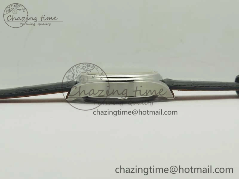 Durable Portugieser Chrono  42 IW390403 ZF 1:1 Best Edition White Dial Blue Hand on Black Leather Strap A 7190