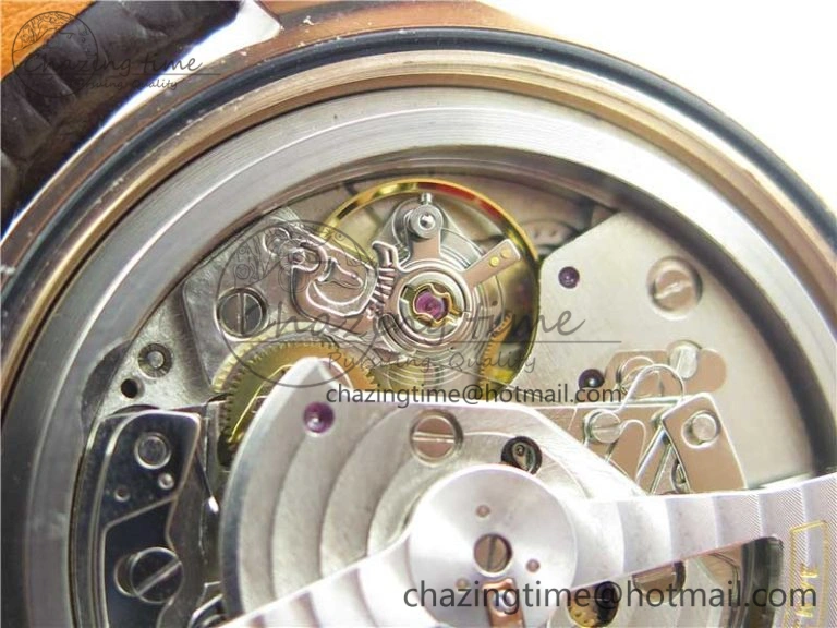 Portugieser Chrono  42 IW390406 RG ZF 1:1 Best Edition Blue Dial on Brown Leather Strap A StreetReady 7129