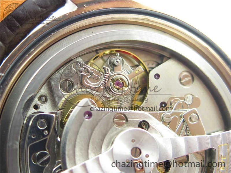 Portugieser Chrono  42 IW390406 RG ZF 1:1 Best Edition Blue Dial on Brown Leather Strap A StreetReady 7129