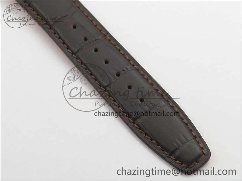 Portugieser Chrono  42 IW390406 RG ZF 1:1 Best Edition Blue Dial on Brown Leather Strap A StreetReady 7129