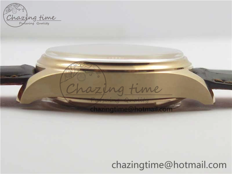 Portugieser Chrono  42 IW390406 RG ZF 1:1 Best Edition Blue Dial on Brown Leather Strap A StreetReady 7129