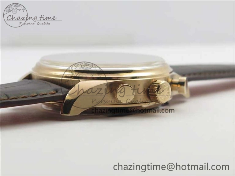 Portugieser Chrono  42 IW390406 RG ZF 1:1 Best Edition Blue Dial on Brown Leather Strap A StreetReady 7129