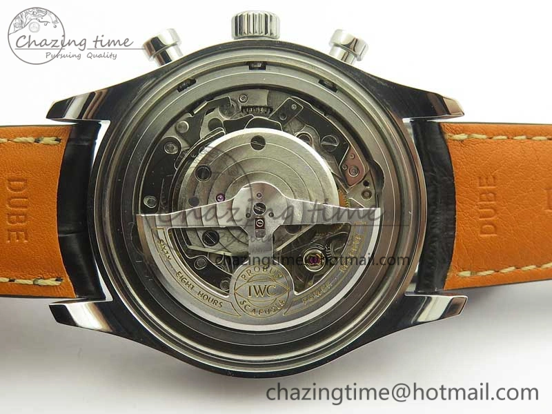 Portugieser Chrono  42 IW390406 ZF 1:1 Best Edition Blue Dial on Black Leather Strap A QuickDry 7189