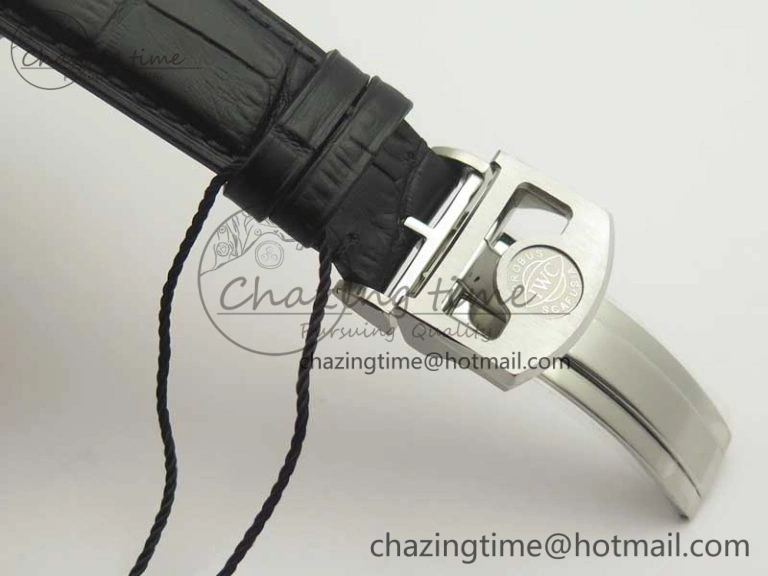 Portugieser Chrono  42 IW390406 ZF 1:1 Best Edition Blue Dial on Black Leather Strap A QuickDry 7189