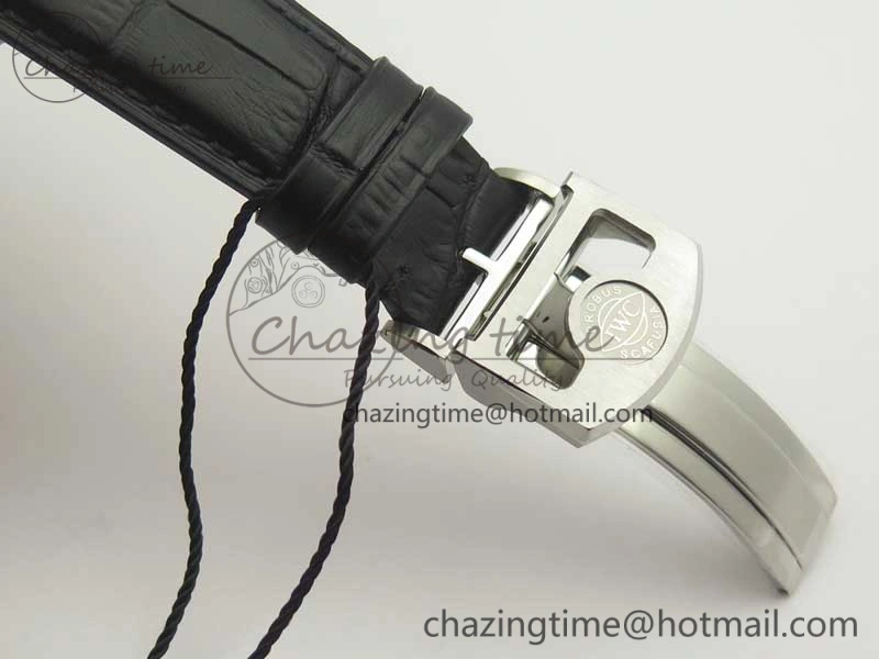 Portugieser Chrono  42 IW390406 ZF 1:1 Best Edition Blue Dial on Black Leather Strap A QuickDry 7189