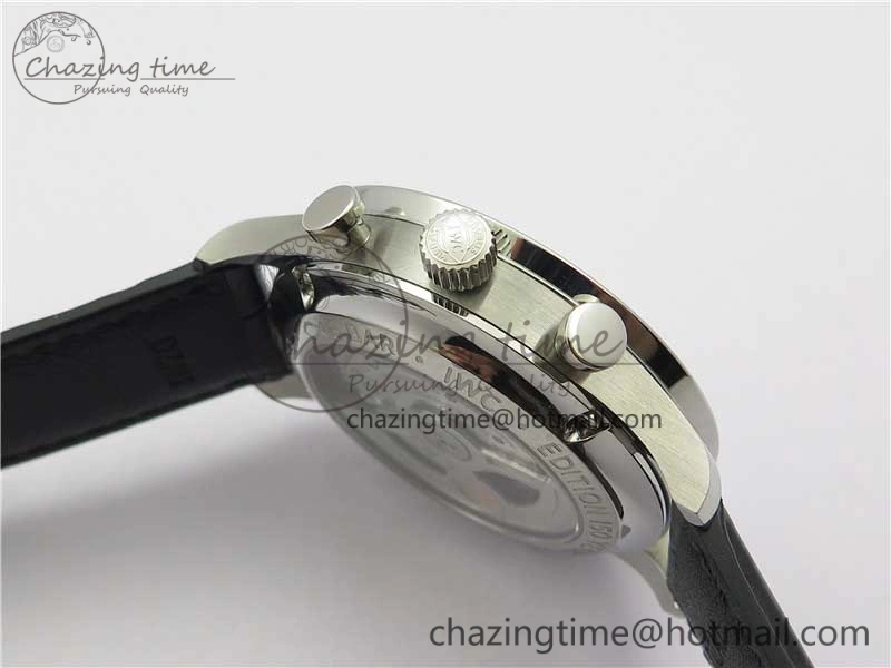 ZeroBulk Portugieser Chronograph Edition “150 Years” IW371602 ZF 1:1 Best Edition White Dial on Black Leather Strap A7750 (Slim Movement) 7120