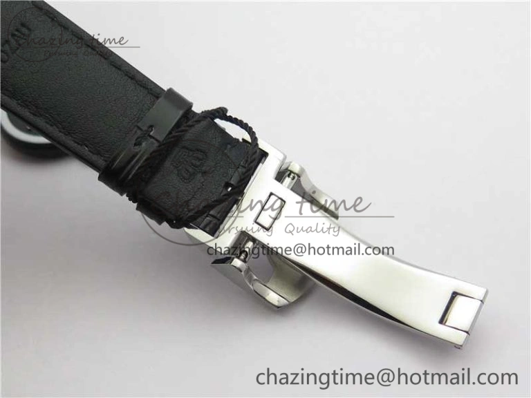 ZeroBulk Portugieser Chronograph Edition “150 Years” IW371602 ZF 1:1 Best Edition White Dial on Black Leather Strap A7750 (Slim Movement) 7120