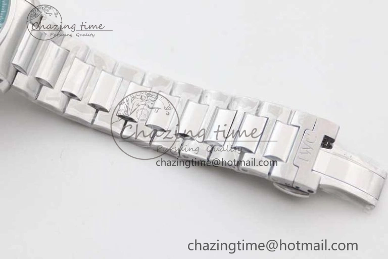 Portugieser Chronograph IW371615 ZF Best Edition Green Dial on SS Bracelet A7750 (Slim Movement) ZeroBulk 7038