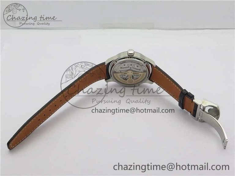 FlexibleFit Portugieser Perpetual Calendar IW503301 V9F 1:1 Best Edition Silver Dial on Black Leather Strap A 7116