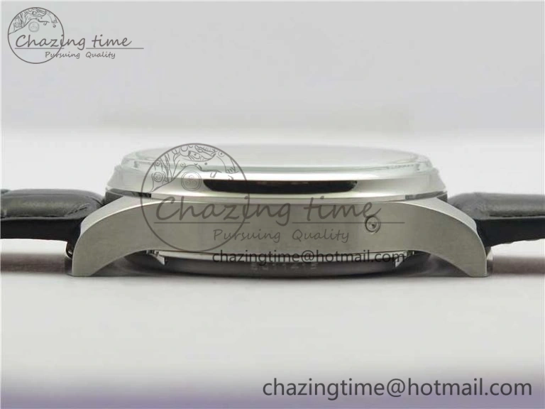 FlexibleFit Portugieser Perpetual Calendar IW503301 V9F 1:1 Best Edition Silver Dial on Black Leather Strap A 7116