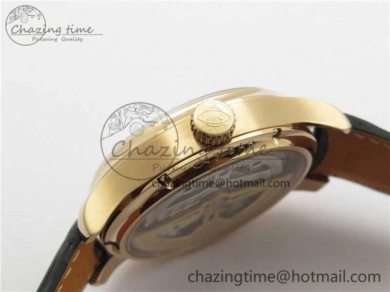 Portugieser Perpetual Calendar IW503302 RG V9F 1:1 Best Edition Gray Dial on Black Leather Strap A Supportive 7096