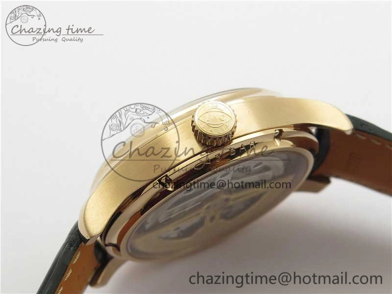Portugieser Perpetual Calendar IW503302 RG V9F 1:1 Best Edition Gray Dial on Black Leather Strap A Supportive 7096