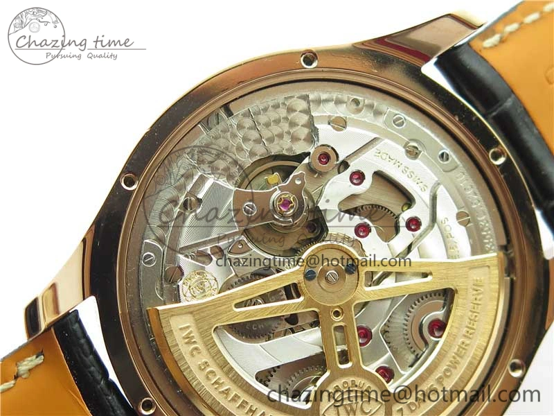 Portugieser Perpetual Calendar IW503302 RG V9F 1:1 Best Edition Gray Dial on Black Leather Strap A Supportive 7096