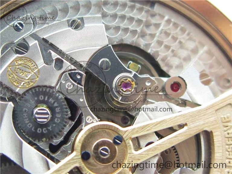 Portugieser Perpetual Calendar IW503302 RG V9F 1:1 Best Edition White Dial on Brown Leather Strap A Elegant 7113