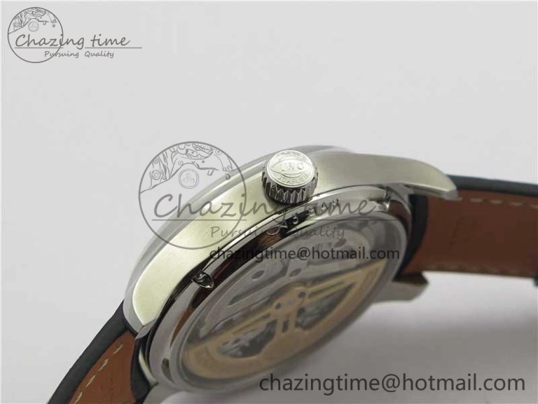 Portugieser Perpetual Calendar IW503401 V9F 1:1 Best Edition Blue Dial on Black Leather Strap A Breathable 7114