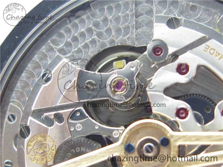 TopPick Portugieser Perpetual Calendar IW503406 V9F 1:1 Best Edition Silver Dial on Black Leather Strap A 7115
