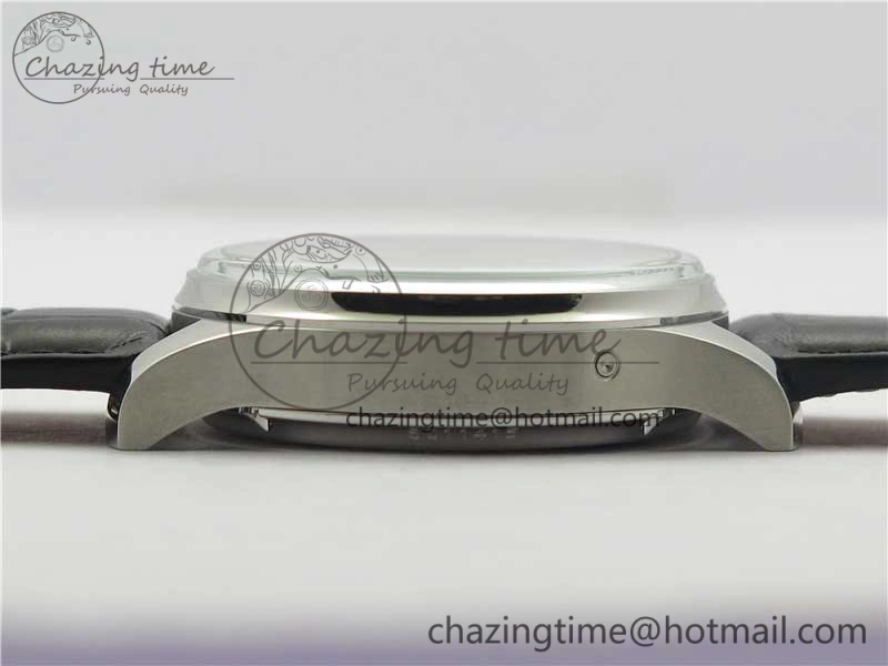 TopPick Portugieser Perpetual Calendar IW503406 V9F 1:1 Best Edition Silver Dial on Black Leather Strap A 7115