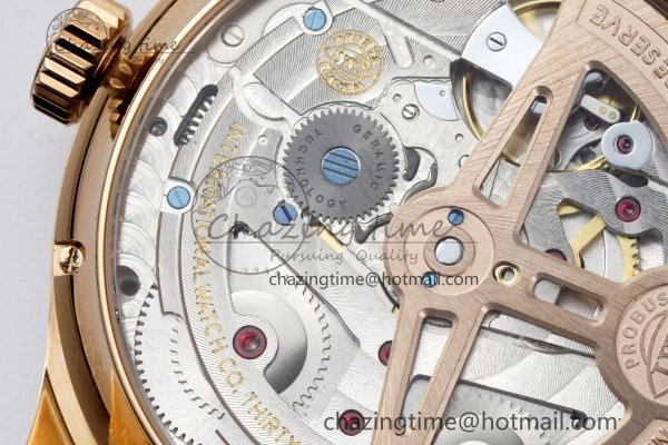 WeatherProof Portugieser Perpetual Calendar RG 5033 APSF 1:1 Best Edition White Dial on Black Leather Strap A52610 Clone 7043