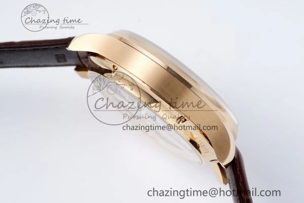Reliable Portugieser Perpetual Calendar RG 5033 APSF 1:1 Best Edition White Dial on Brown Leather Strap A52610 Clone 7042