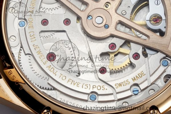 Reliable Portugieser Perpetual Calendar RG 5033 APSF 1:1 Best Edition White Dial on Brown Leather Strap A52610 Clone 7042