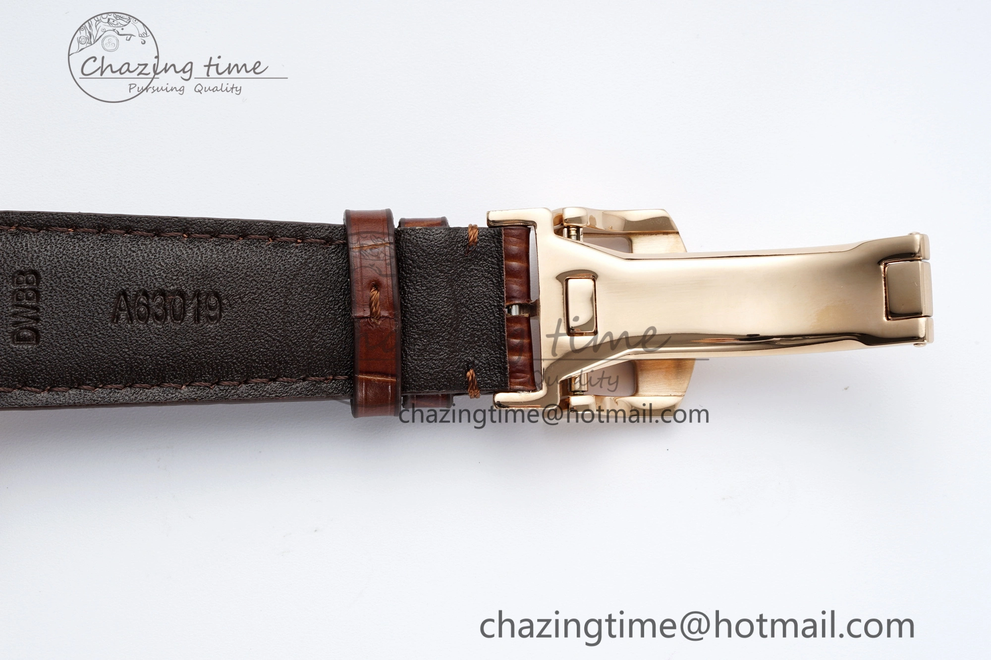 Reliable Portugieser Perpetual Calendar RG 5033 APSF 1:1 Best Edition White Dial on Brown Leather Strap A52610 Clone 7042