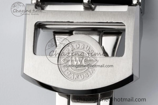 Portugieser Perpetual Calendar SS 5033 APSF 1:1 Best Edition White Dial on Black Leather Strap A52610 Clone Compact 7040