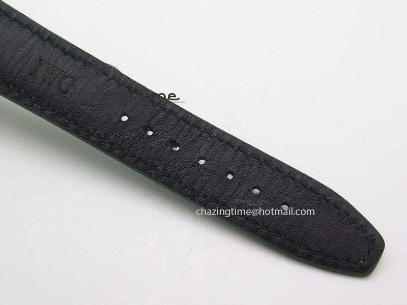 Portuguese 40mm Chrono SS Green Dial On Green Leather Strap A StreetReady 7380