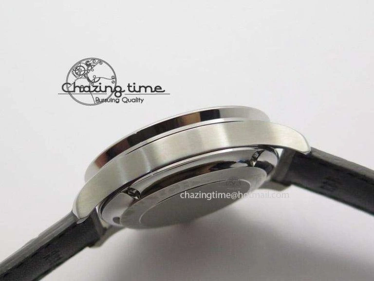 Reliable Portuguese 40mm Chrono SS Grey Dial On Grey Leather Strap A 7381