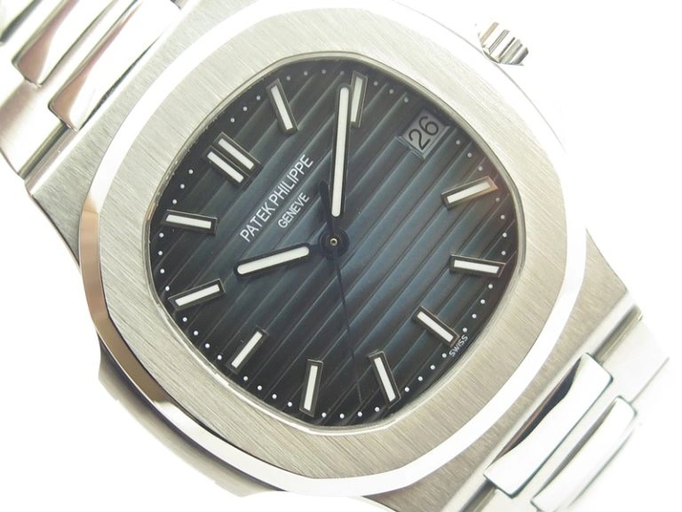 WaterResistant Portuguese 40mm Chrono SS Map Dial on Black Leather Strap A 7393