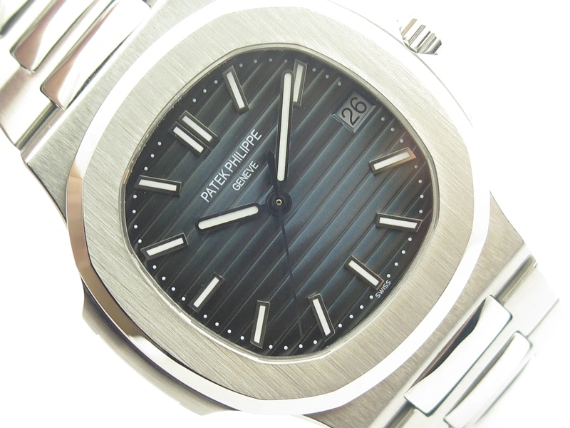 WaterResistant Portuguese 40mm Chrono SS Map Dial on Black Leather Strap A 7393