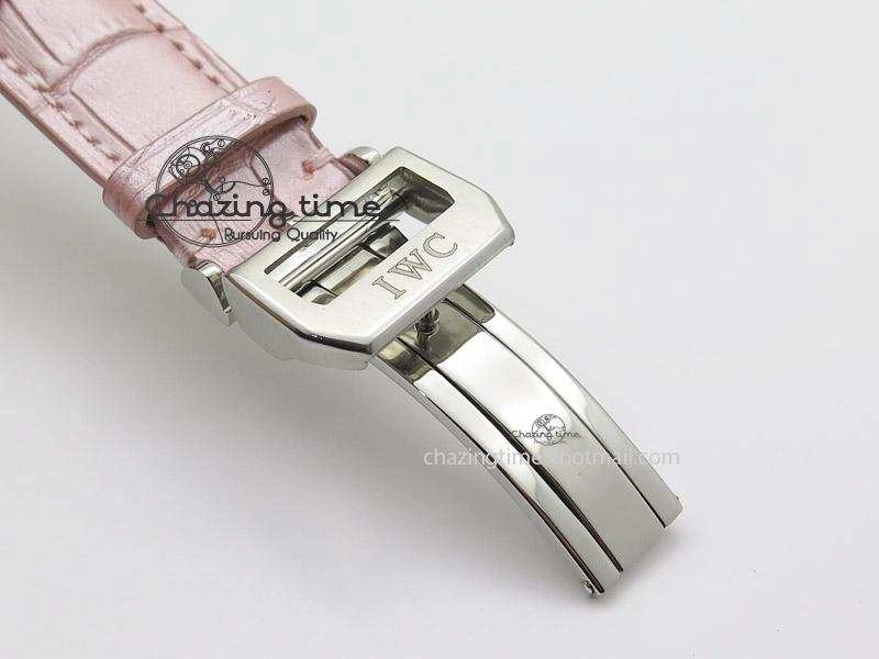 Portuguese 40mm Chrono SS Pink MOP Dial on Pink Leather Strap A Practical 7391