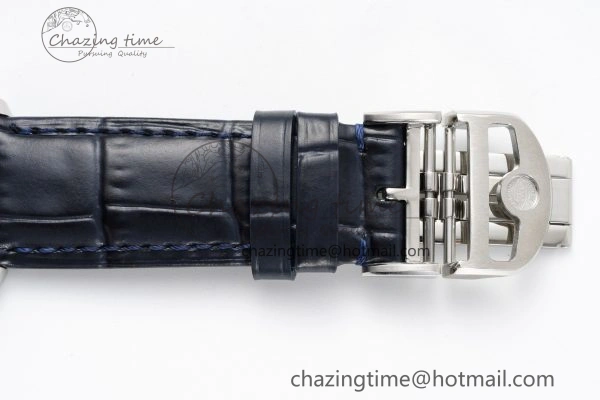 Unisex Portuguese Chrono IW3716 RSF 1:1 Best Edition Blue Dial on Black Leather Strap A 7045
