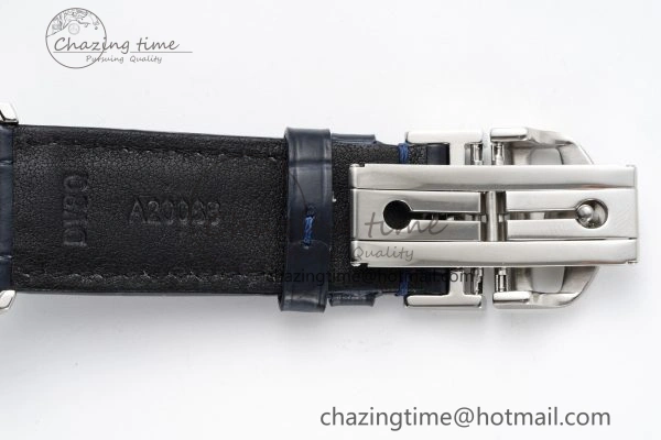 Unisex Portuguese Chrono IW3716 RSF 1:1 Best Edition Blue Dial on Black Leather Strap A 7045