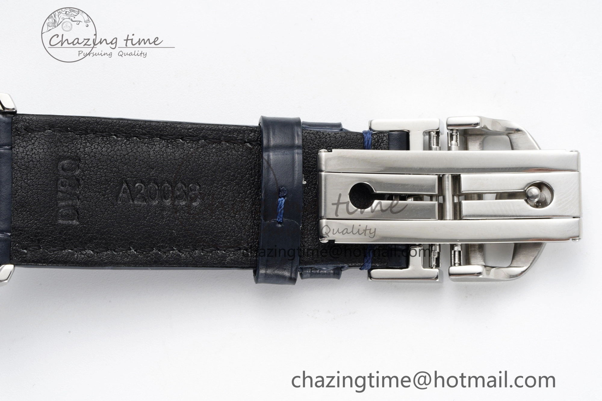 Unisex Portuguese Chrono IW3716 RSF 1:1 Best Edition Blue Dial on Black Leather Strap A 7045