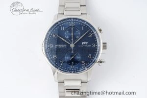 ModernLook Portuguese Chrono IW3716 RSF 1:1 Best Edition Blue Dial on SS Bracelet A 7044