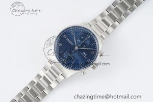 ModernLook Portuguese Chrono IW3716 RSF 1:1 Best Edition Blue Dial on SS Bracelet A 7044