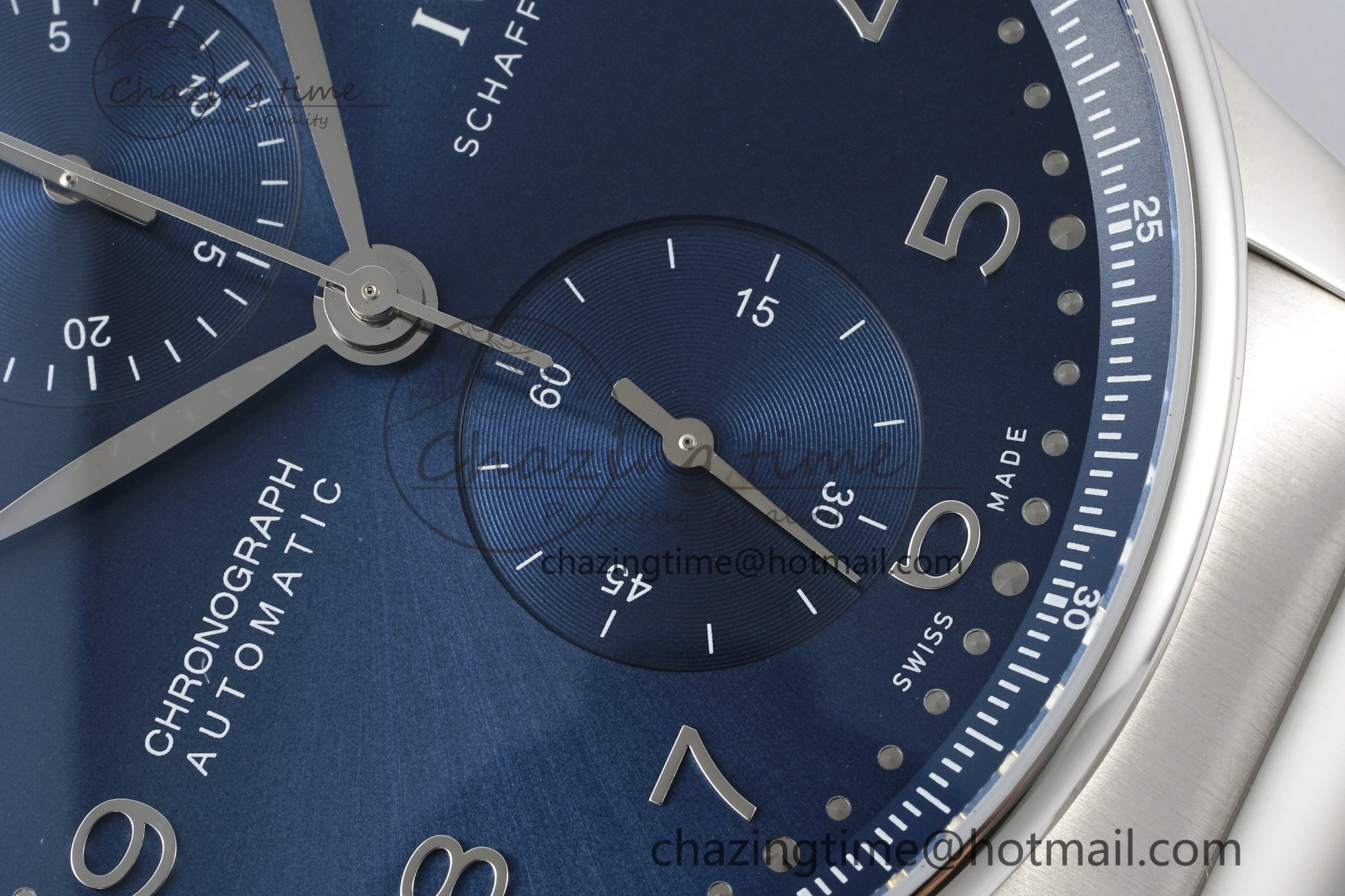 ModernLook Portuguese Chrono IW3716 RSF 1:1 Best Edition Blue Dial on SS Bracelet A 7044