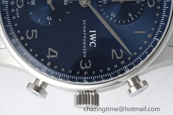 ModernLook Portuguese Chrono IW3716 RSF 1:1 Best Edition Blue Dial on SS Bracelet A 7044