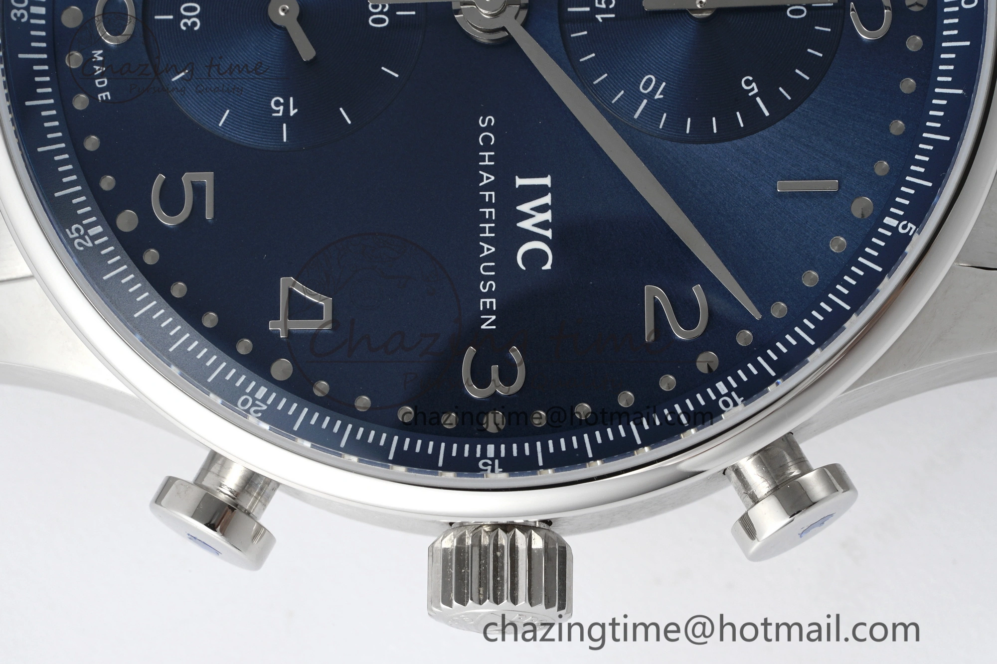 ModernLook Portuguese Chrono IW3716 RSF 1:1 Best Edition Blue Dial on SS Bracelet A 7044