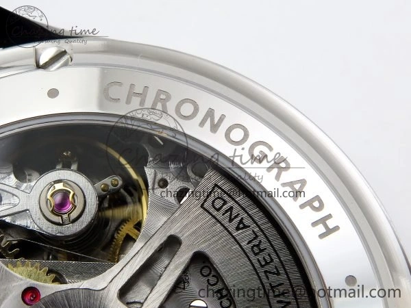 WrinkleFree Portuguese Chrono IW3716 Z+F 1:1 Best Edition Red Dial on Red Rubber Strap A 7015
