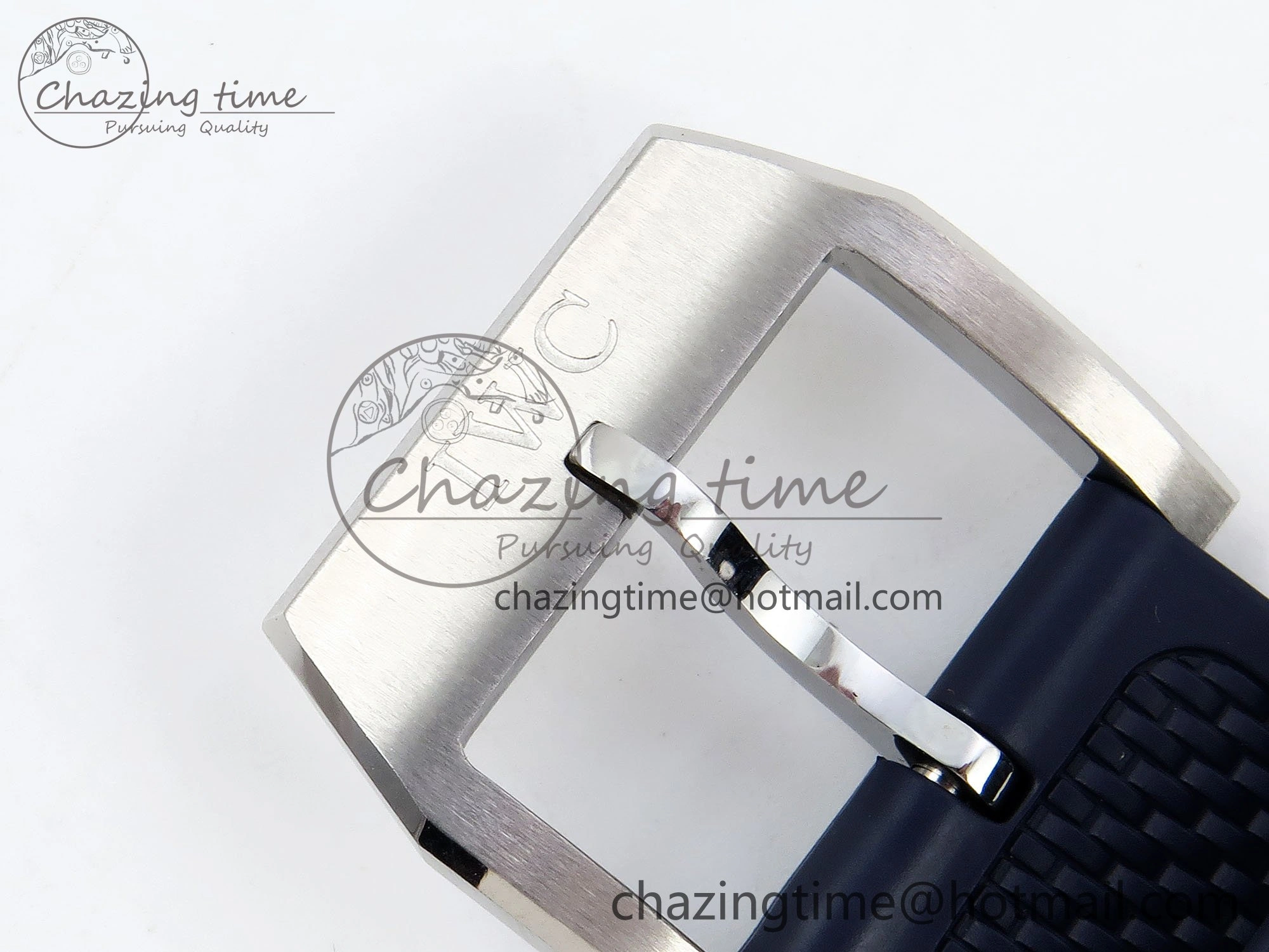 Portuguese Chrono IW3716 Z+F 1:1 Best Edition White Dial on Blue Rubber Strap A Packable 7016