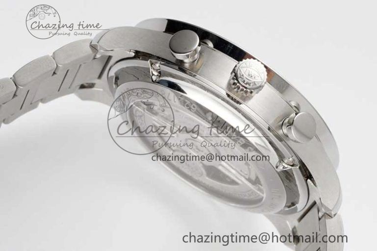 Seasonal Portuguese Chrono IW3716 ZF 1:1 Best Edition White Dial on SS Bracelet A 7037
