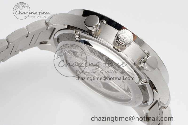 Seasonal Portuguese Chrono IW3716 ZF 1:1 Best Edition White Dial on SS Bracelet A 7037