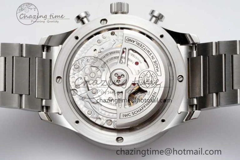 Seasonal Portuguese Chrono IW3716 ZF 1:1 Best Edition White Dial on SS Bracelet A 7037