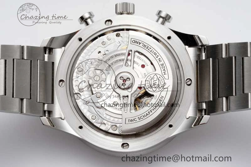 Seasonal Portuguese Chrono IW3716 ZF 1:1 Best Edition White Dial on SS Bracelet A 7037