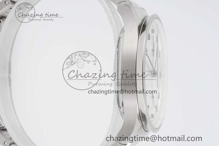 Seasonal Portuguese Chrono IW3716 ZF 1:1 Best Edition White Dial on SS Bracelet A 7037