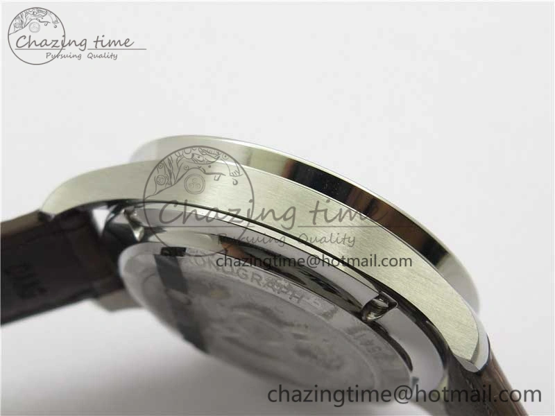 WrinkleFree Portuguese Chrono IW371604 ZF 1:1 Best Edition White Dial on Brown Leather Strap A 7102