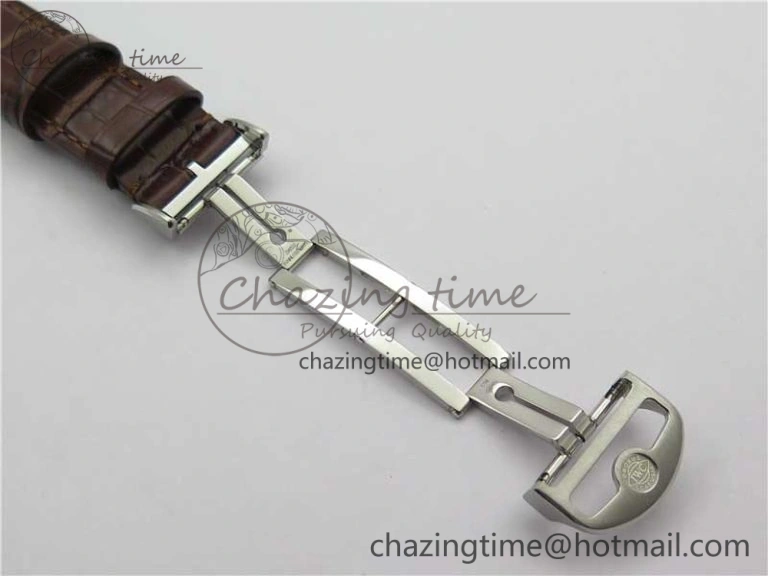 WrinkleFree Portuguese Chrono IW371604 ZF 1:1 Best Edition White Dial on Brown Leather Strap A 7102